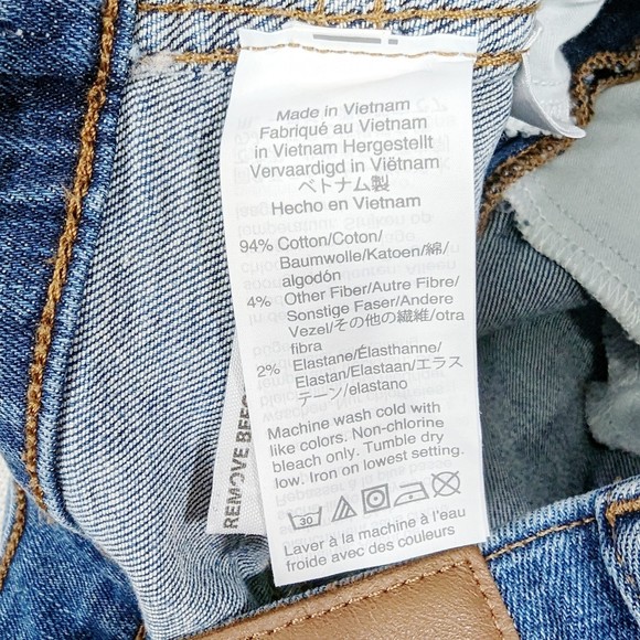 Madewell Jeans‎ 27 skinny 10" High Rise Button Front  AF687 - Picture 5 of 6